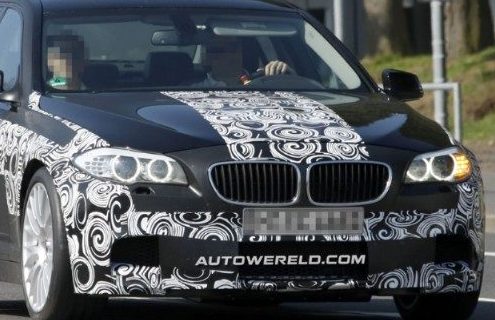 Spy Photos: The all new BMW M5 shows its angel eyes
