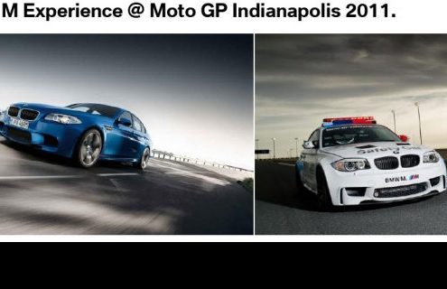 Register for BMW M Experience @ Moto GP Indianapolis 2011