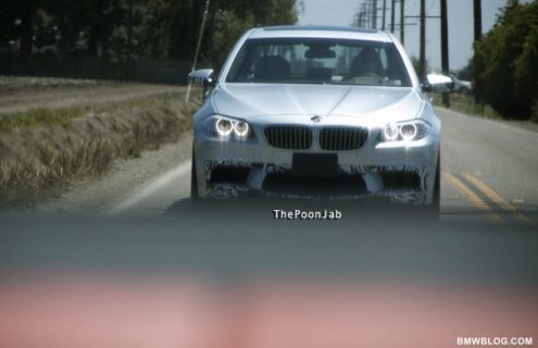 Spy Photos: BMW F10 M5 with manual gearbox spotted in Southern California