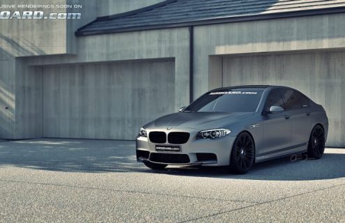 Photoshop: 2012 BMW M5 in Frozen Grey
