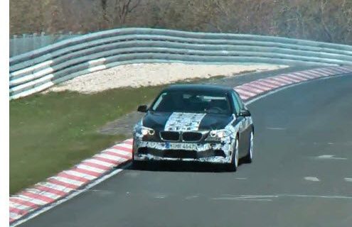 Video: 2012 BMW M5 spied at Nurburgring