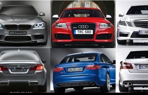 Photo Comparison: BMW F10 M5 vs. Audi RS6 vs. Mercedes E63 AMG