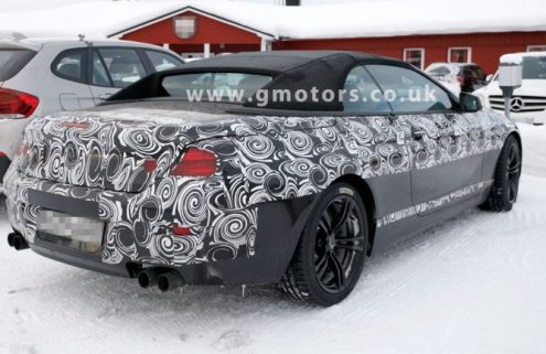 Spy Shots: 2012 BMW M6 Convertible In Sweden