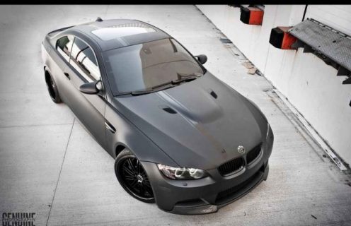 BMW X6 in matte color Is this the new black