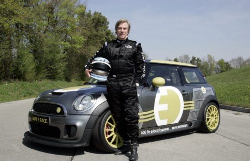 MINI E races at Nurburgring-Nordschleife 