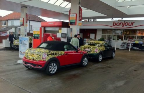 A great daily driver that's resonably sporty and fun to drive.. MINI Coupe and Roadster spied together . A great daily driver that's resonably sporty and fun to drive.. MINI Coupe and Roadster spied together .