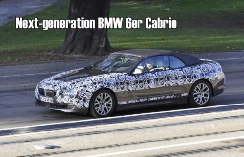 2012 BMW 6 Series Convertible spied again
