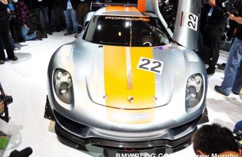 2011 NAIAS: Porsche shows their “Vision” – 918 RSR Racecar