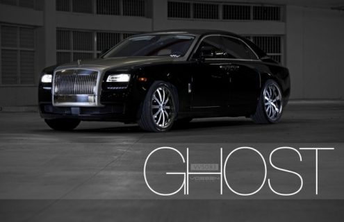 Rolls Royce Ghost rolling on Vossen Wheels