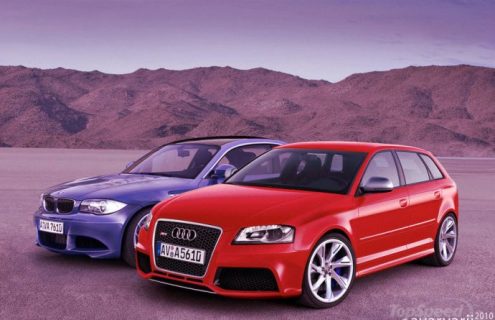 Preview Comparison: BMW 1 Series M Coupe vs. Audi RS3