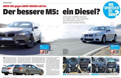 AutoBild: The better M5: A diesel?