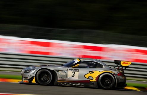 BMW Z4 GT3 claims a podium in the Spa 24 Hours