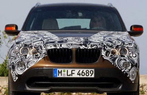 Official teaser photos of the new BMW X1