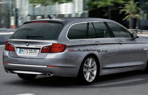 2011 BMW 5 Series Touring F11 to be unveiled in April at Leipzig Plant