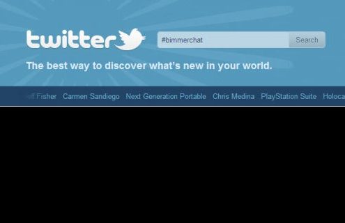 Join us on Twitter #bimmerchat on Jan 27th at 9PM EST