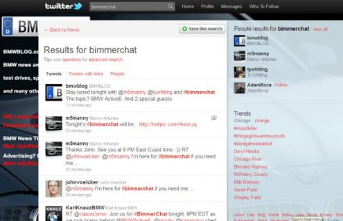 Join #bimmerchat on Twitter tonight – Topic: BMW ActiveE