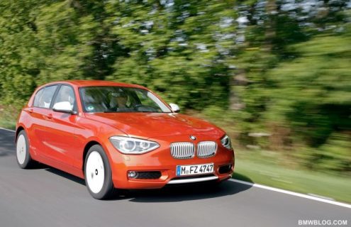 Video: New BMW 1 Series Hatchback in Valencia Orange color