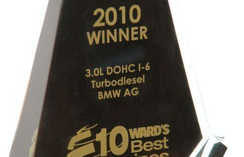 BMW Accepts 10 Best Engines Award for Advanced Diesel Engine
