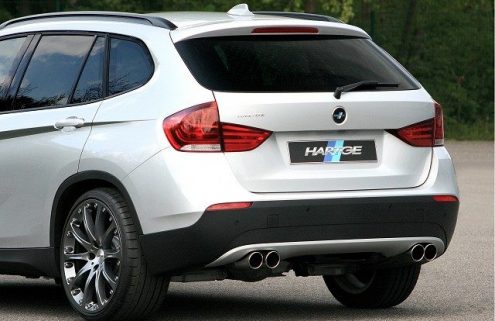 Hartge gives the BMW X1 quad exhaust pipes