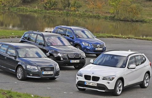 Autobild: BMW X1 vs. Audi A3, BMW X3 and VW Tiguan