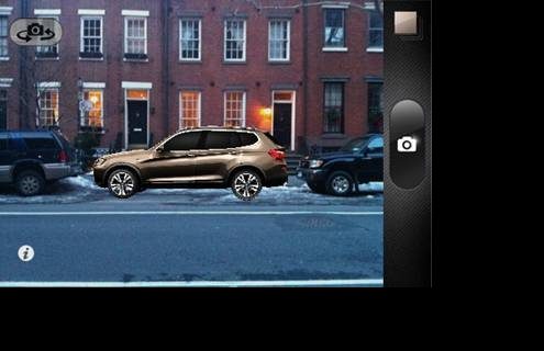 iPhone App: BMW X3 Anywhere