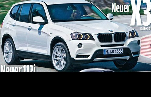 And another rendering of the 2011 BMW X3