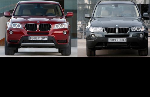 Photo Comparison: Old vs. New BMW X3