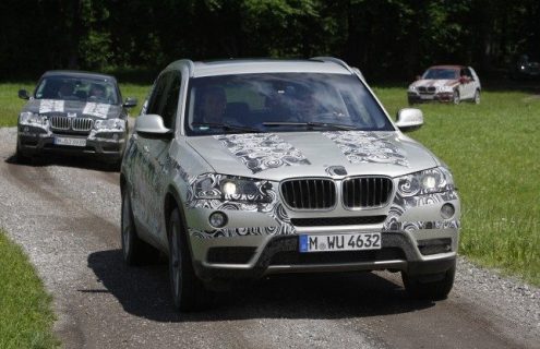 New official photos of pre-production 2011 BMW X3