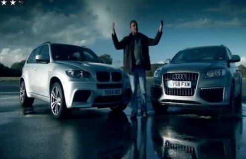 Top Gear – BMW X5 M vs Audi Q7 V12 TDI vs Range Rover