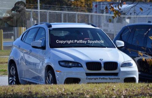 Spy Photos:  BMW X6 M Facelift