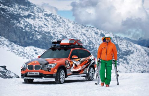 BMW Concept K2 Powder Ride and the BMW X1 Powder Ride Edition