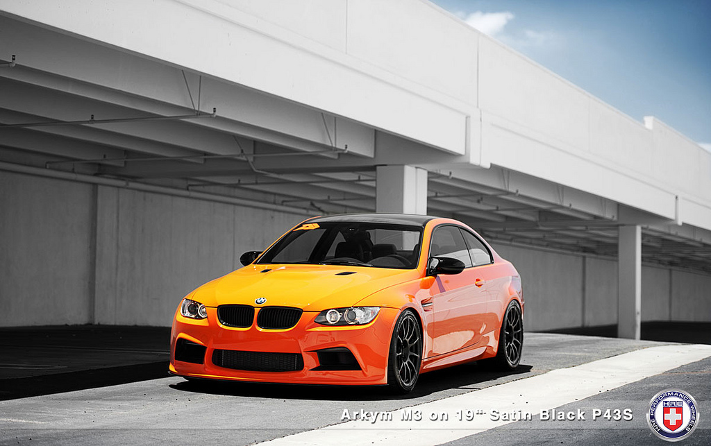 BMW m3 e92 Orange