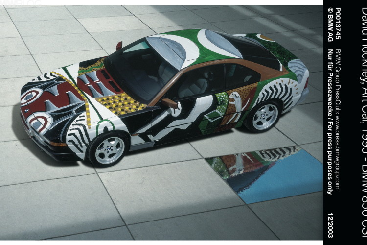 Paris Photo Los Angeles presents David Hockney’s BMW Art Car